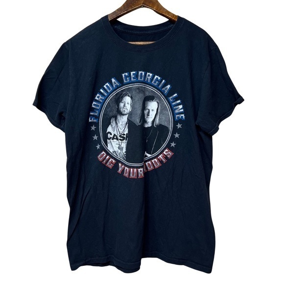 Other - Florida Georgia Line Dig Your Roots 2017 Tour Tee - Men's Large